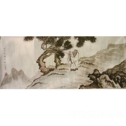尹磊君 祝寿图 类别: 国画人物作品